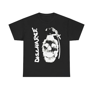 Discharge T Shirt D-beat Crust Punk GBH The Exploited Crass Amebix Anti Cimex Extreme Noise Terror Nausea Unisex Heavy Cotton T-Shirt S-5XL