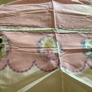 The Big D Princess Border Print Fabric, 1 yard by 45” | Cotton