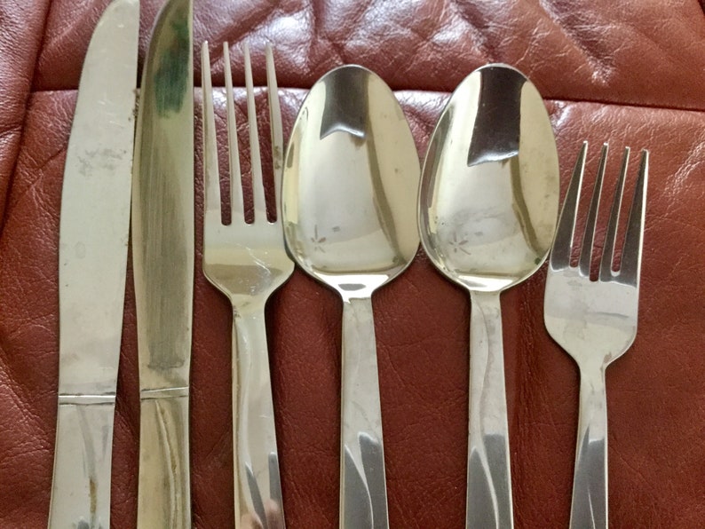 Vintage Pfaltzgraff 18/0 Stainless Flatware 6 Pieces as Etsy