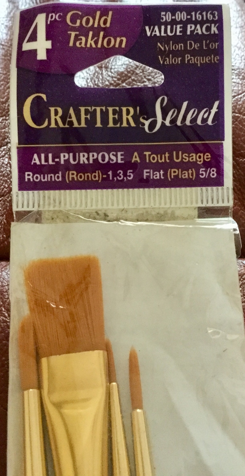 New Excellent Condition new in original package 4 New Paint Brushes Supplies Painting
