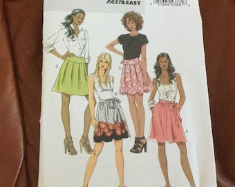Butterick 5613 Easy Skirt and Sash Pattern, Uncut, Size 6-12, Waistline Variations