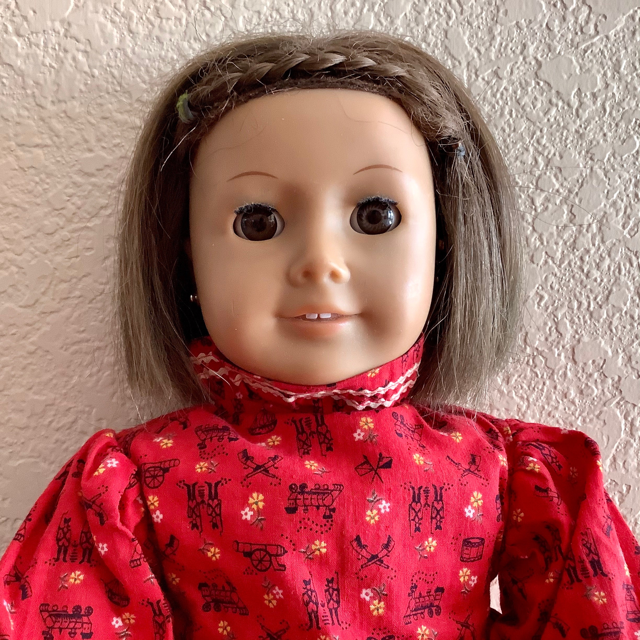 Vintage American Girl Doll With Brown Short Hair & Eyes | Pierced