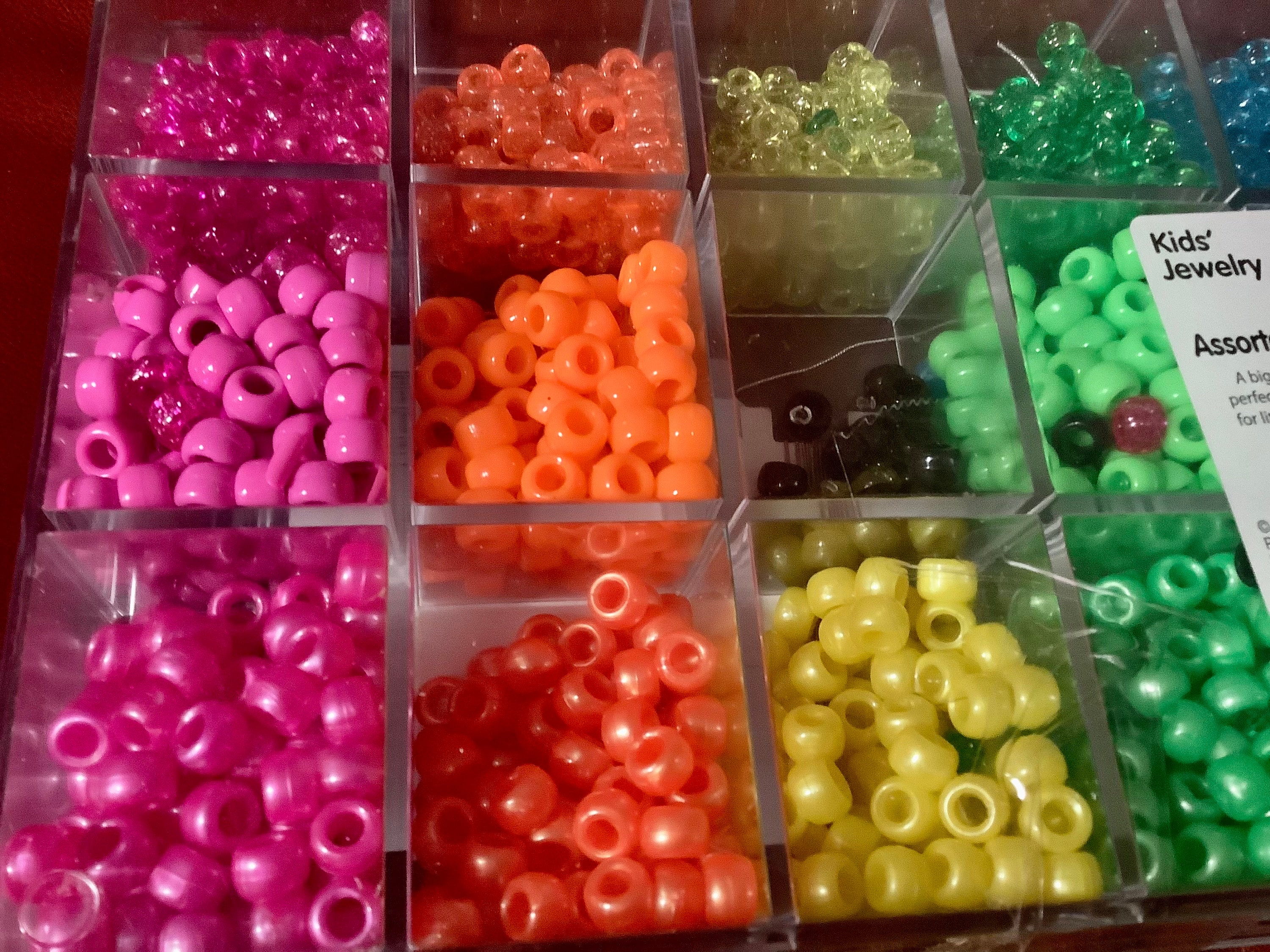 Buy Pony Bead Mix, Bright Colors at S&S Worldwide