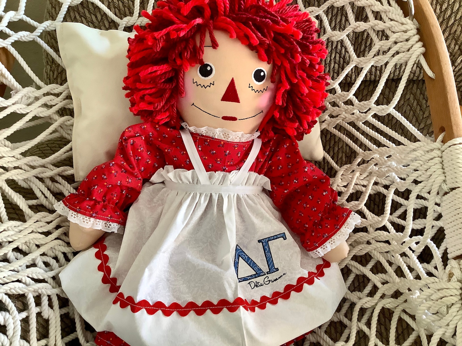 25 DG Raggedy Ann Handmade Doll Sorority Mascot Doll Etsy