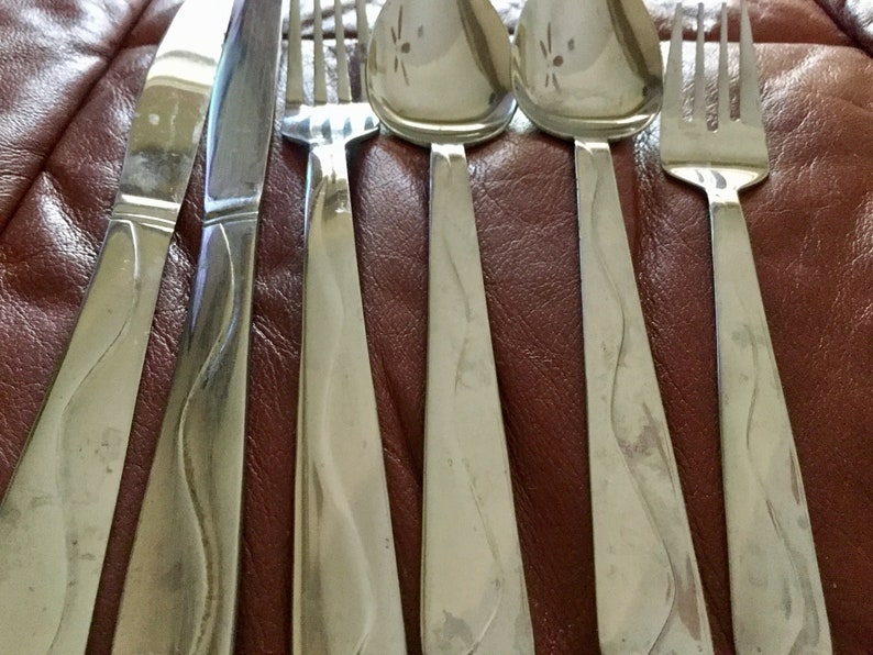 Vintage Pfaltzgraff 18/0 Stainless Flatware 6 Pieces as Etsy