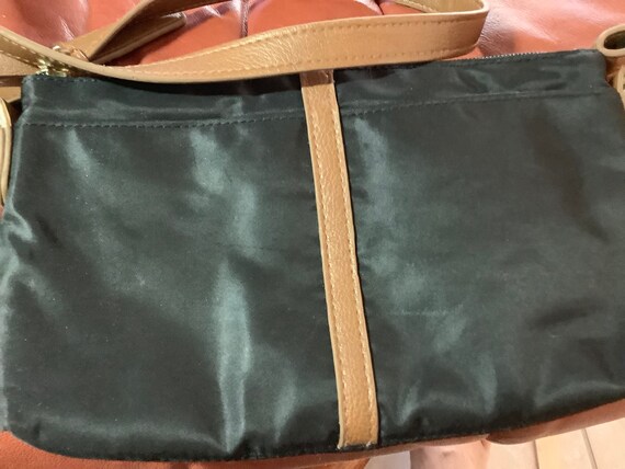 Vintage Merona Black brown Crossbody Bag Satchel Purse Polyester Fabric 9 by 5.5 Etsy Canada