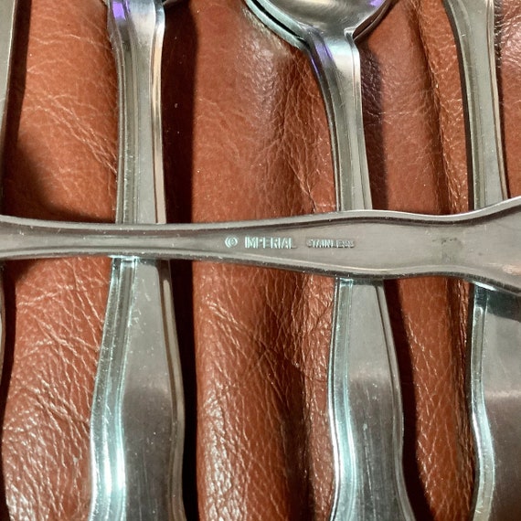 Vintage Imperial Stainless Steel Flatware Set | 10 Pieces as