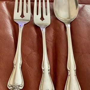 Vintage Stainless Oneida Rogers Flatware | 3 pieces | excellent condition