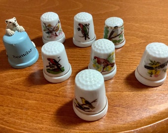 SPECIAL OFFER Birds Set 1 Of 4 China Thimbles B/62 