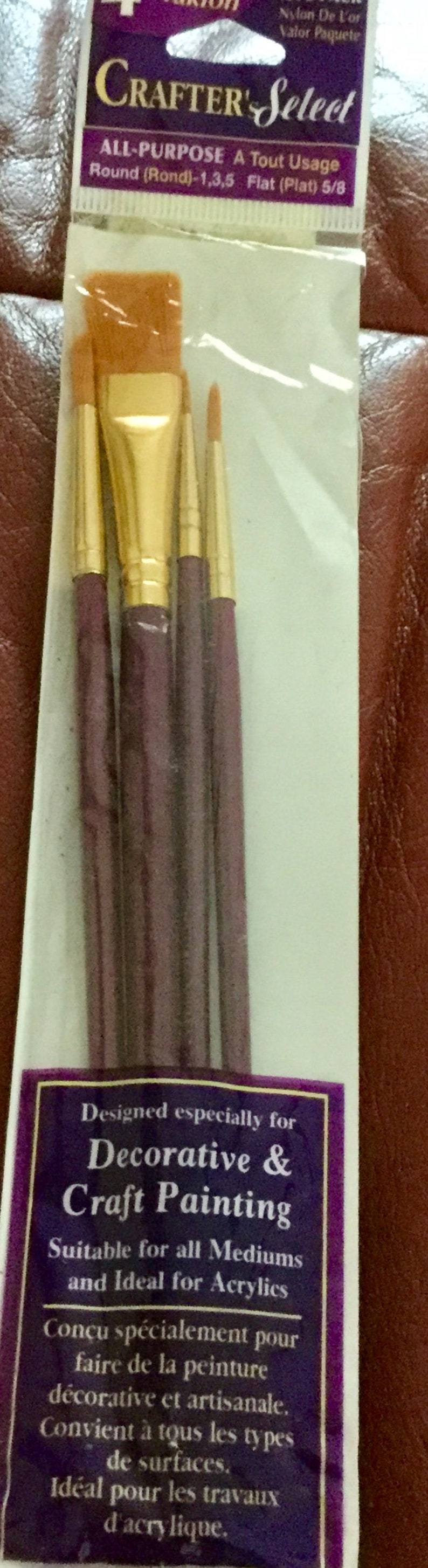 New Excellent Condition new in original package 4 New Paint Brushes Supplies Painting