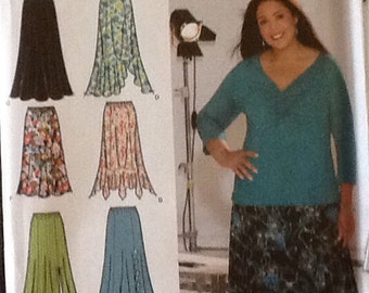 Simplicity  4706 Skirt Pattern, uncut, Size 18W to 24W