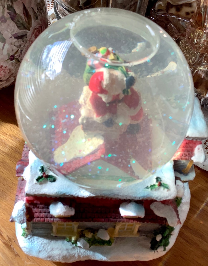 Vintage Carolers joy to the World Lighted Snow Globe Music - Etsy