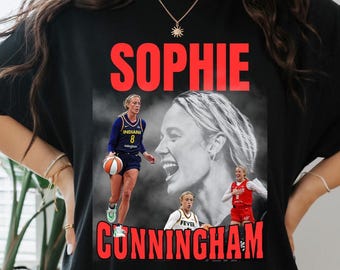 Sophie Cunningham WNBA T-Shirt, Women's Basketball Tee, Unisex Sports Shirt, Cotton Top, Fan Apparel