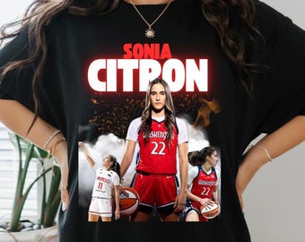 Camiseta de baloncesto con gráfico de Sonia Citron, unisex, de la WNBA, regalo para aficionados al deporte, ropa deportiva