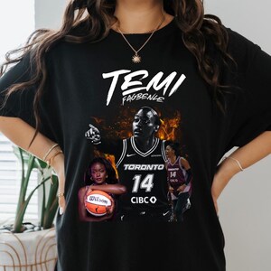 Temi Fagbenle Basketball Graphic Tee | Basketball Spieler Illustration