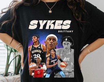 Brittany Sykes Graphic Tee: WNBA Basketball Unisex T-Shirt