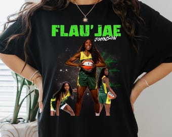 Flau'Jae Johnson Basketball Graphic Tee | Seattle Storms