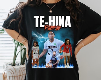 Te-Hina Paopao Basketball Graphic Tee: Unisex Sports Shirt