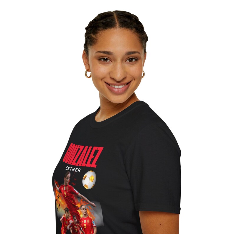 Camiseta gráfica de jugadora de fútbol Esther González / Gotham FC imagen 7