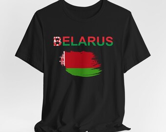 Belarus Flag Tee: Unisex Jersey T-Shirt, National Pride Apparel