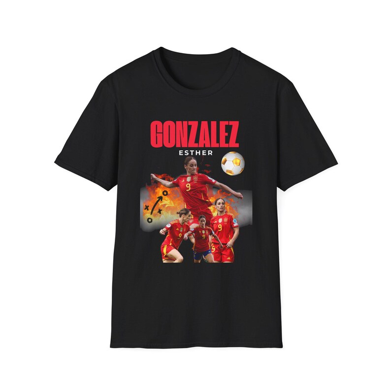 Camiseta gráfica de jugadora de fútbol Esther González / Gotham FC imagen 2