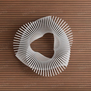 Parametric Wall Art 08 / Wall decoration / Digital files / Laser cutting / Cnc cutting files / Wooden Wall Hanging/ 3D Wall art