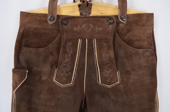 Karl Kluber Leather Bavarian Austrian Tyrol Trachten Pants Mens EUR 52 / US ~W36 View 2