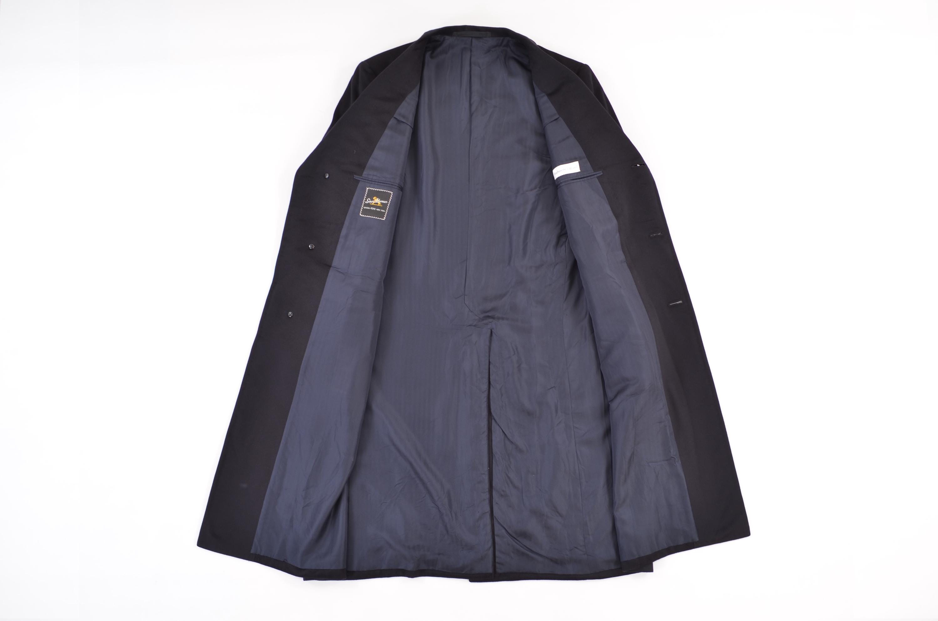 ジャケット・アウター 1990's SILKY CASHMERE tailored jacket 1990s Bergdorf Goodman Cashmere and Fur Swing Coat - Size M