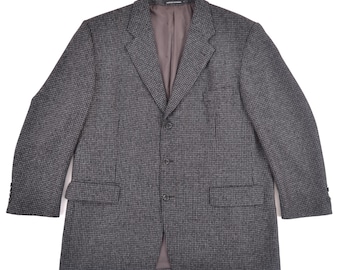 YVES SAINT LAURENT Mens Wool Suit Jacket, 80s French Designer