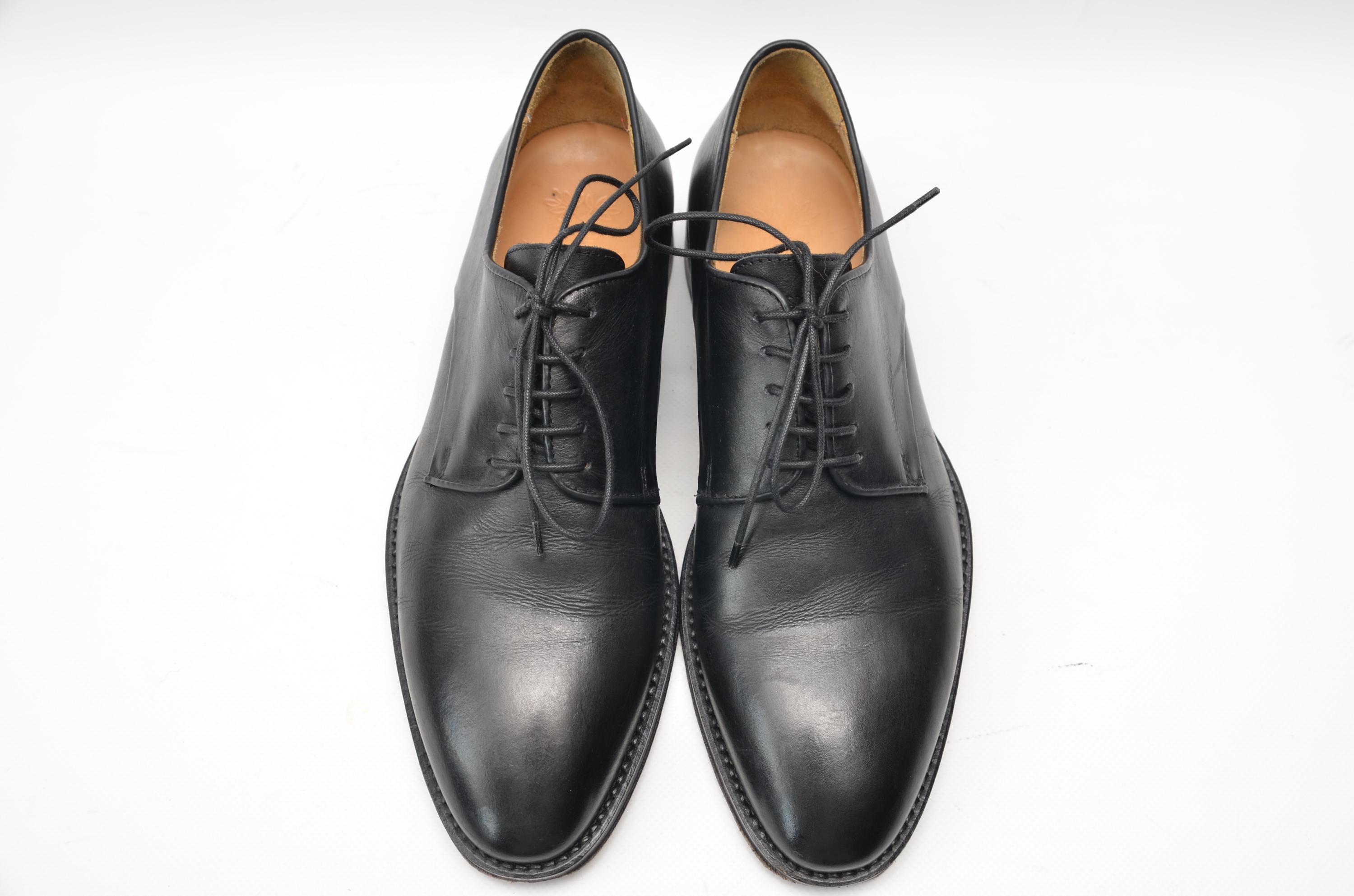 Benci Brothers Black Leather Oxford Dress Shoes Mens Sz EUR  display picture 1
