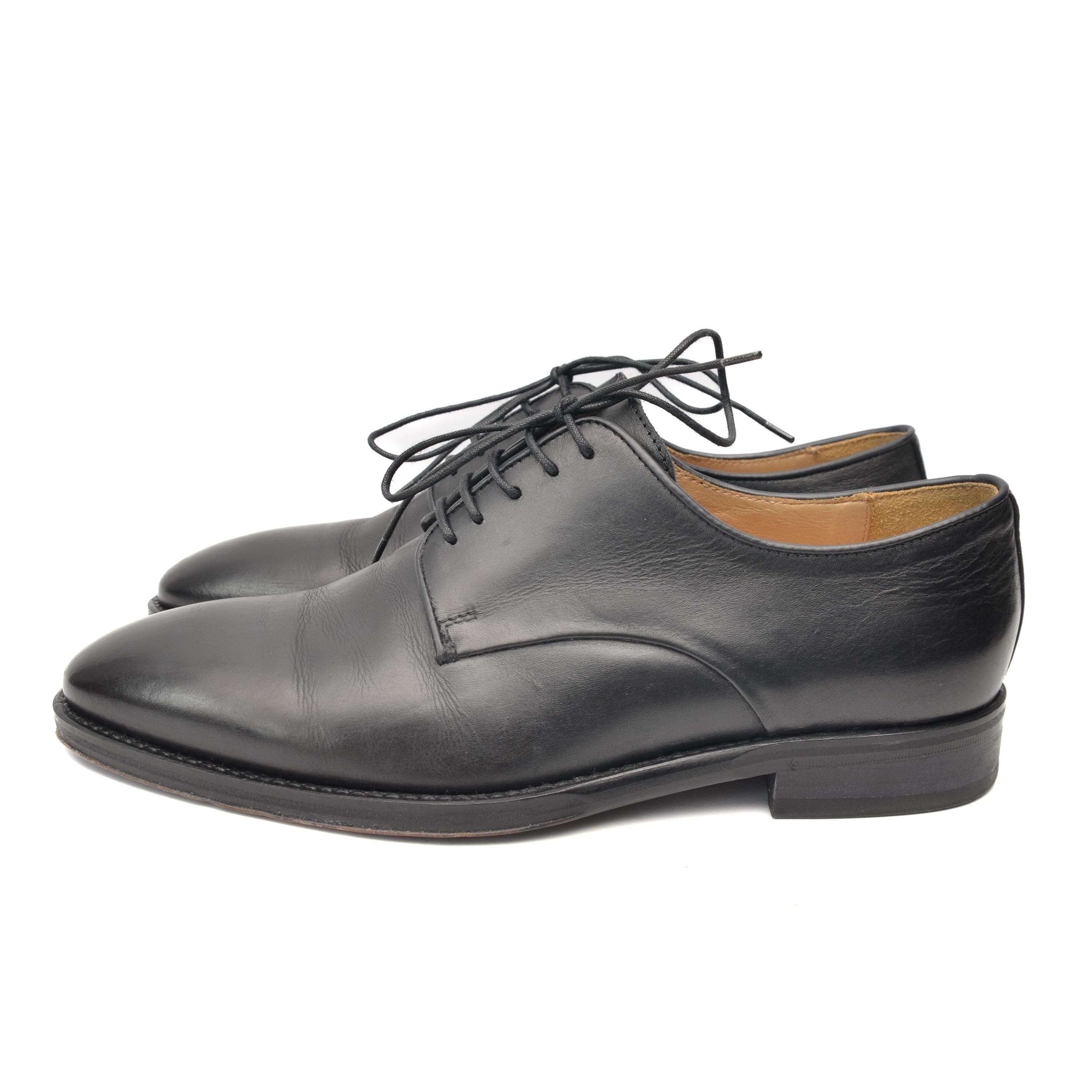 Baker-Benjes Dress Shoes, Men 9bb pics For Number , Black Genuine Leather, Italy Baker, Chet. (1929 - 1988) Black Leather Dress Shoes, ca  main image 4