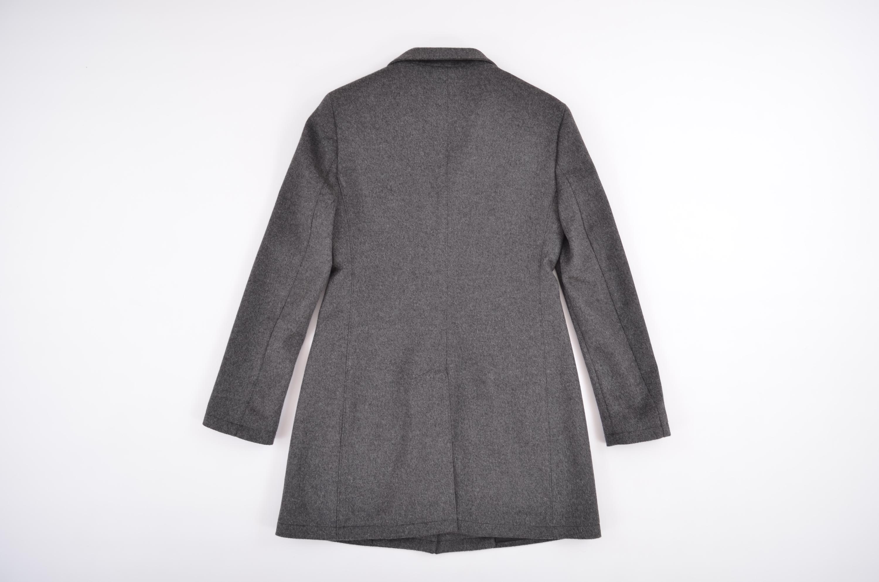 Tagliatore Italy Gray Wool Cashmere Dress Coat Jacket Womens Sz IT 