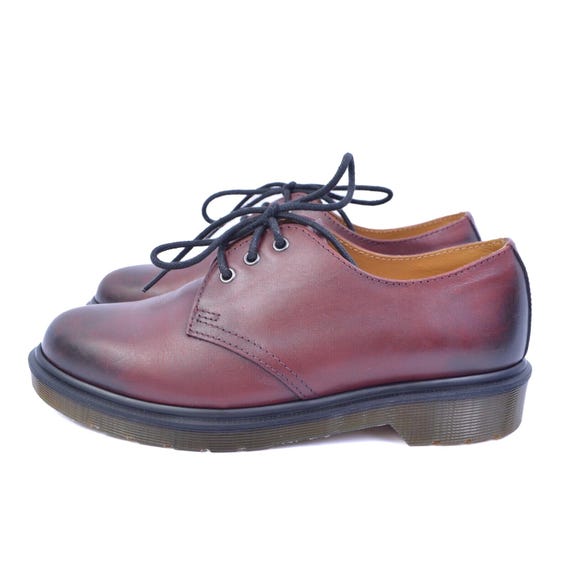 Mens burgundy doc martens deals