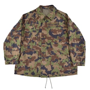 Swiss Army Military Vintage 90s Taz Camo Coat Jacket Mens Sz 62N