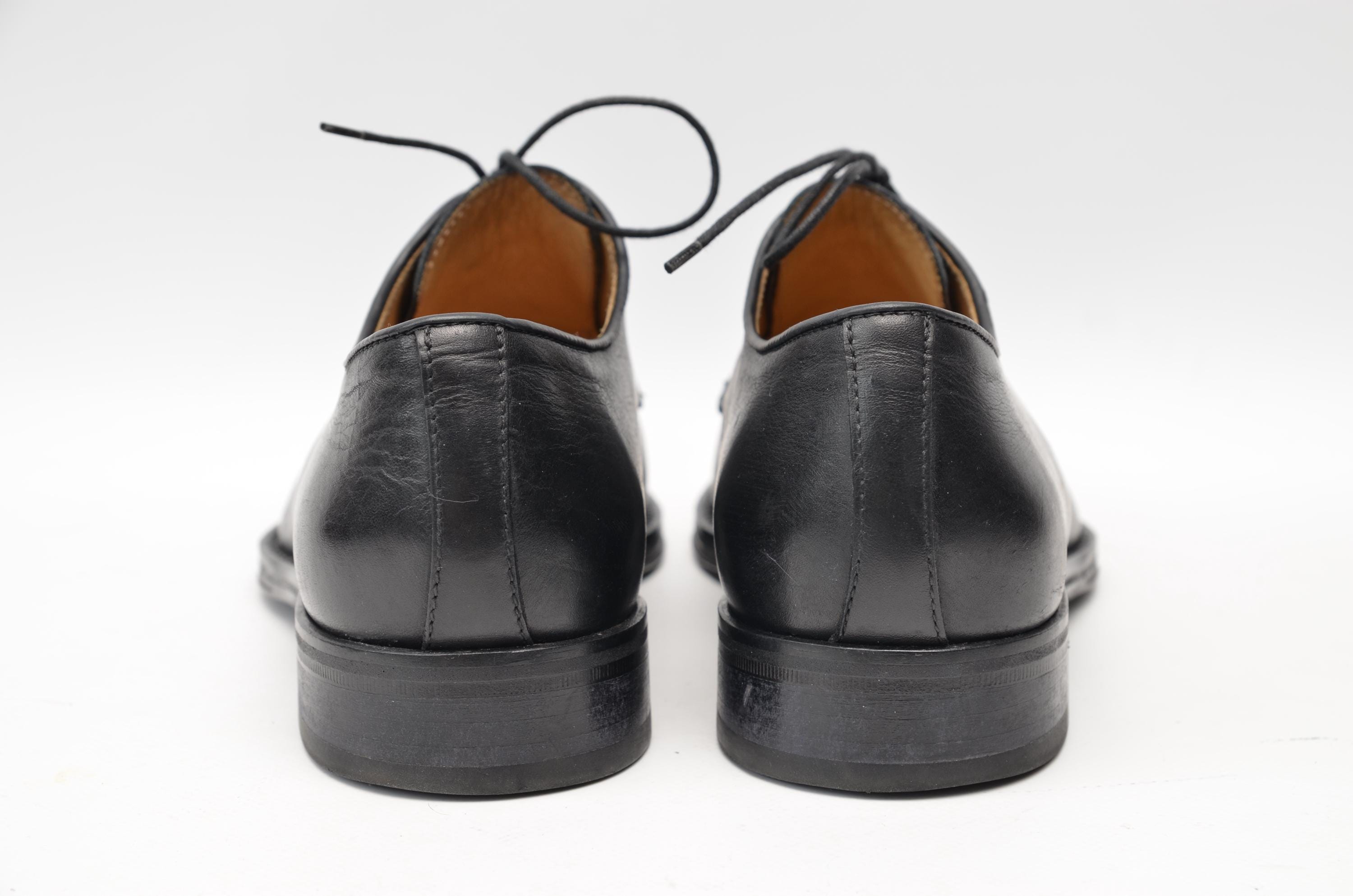 Benci Brothers Black Leather Oxford Dress Shoes Mens Sz EUR  display picture 2