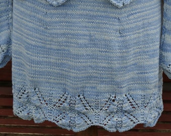pdf pattern for the Simply Sweet Summer Skirt in DK yarn by Elizabeth Lovick