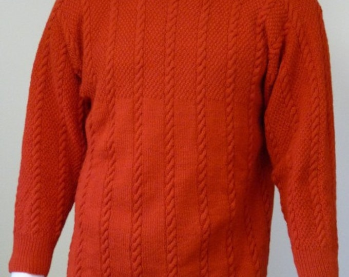 pdf pattern for the Thorfinn Gansey by Elizabeth Lovick in Frangipani 5 ply wool - instant download