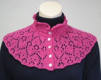 pdf pattern for a Victorian Lace Collar by Elizabeth Lovick - instant download