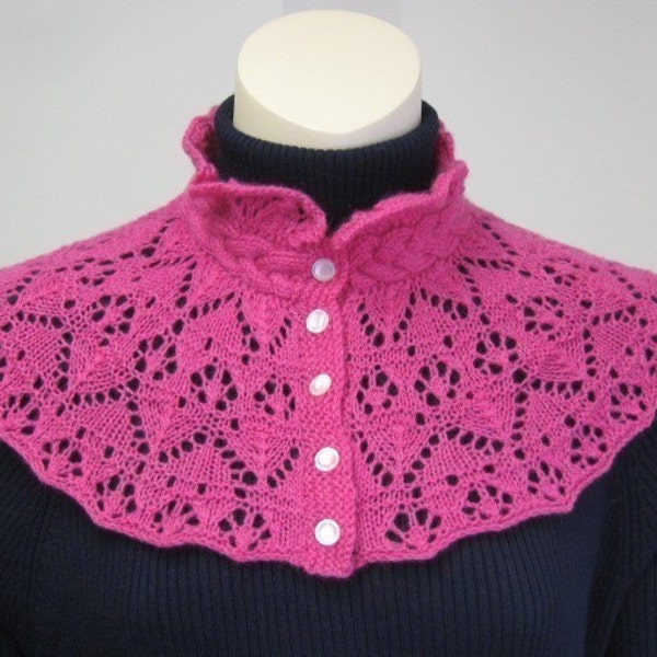 pdf pattern for a Victorian Lace Collar by Elizabeth Lovick - instant download
