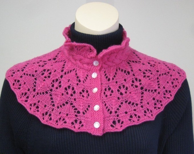 pdf pattern for a Victorian Lace Collar by Elizabeth Lovick - instant download