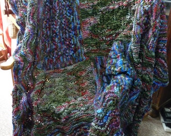 pdf copy of the pattern for the Shawl and Throw from Variations on a Theme of Orkney Lace by Elizabeth Lovick - instant download