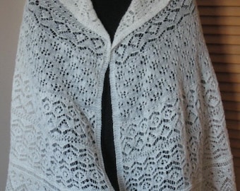 pdf pattern for The Papay Shawl by Elizabeth Lovick in lace weight - instant download