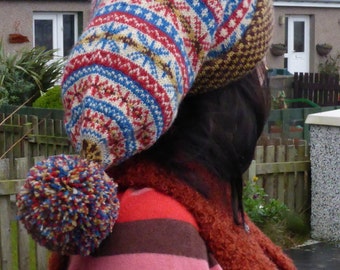pdf pattern for a Double Layer Ha'af Cap by Elizabeth Lovick
