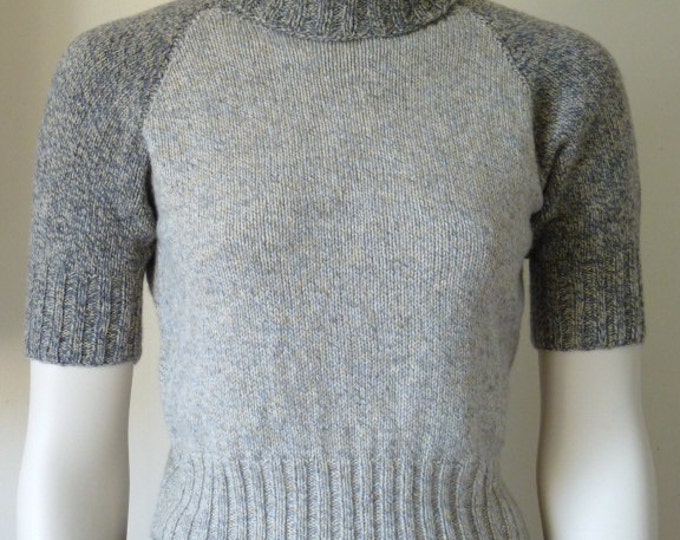 pdf pattern for a Long or Short Sleeved All-Age Raglan Sweater in Fingering yarn by Elizabeth Lovick - instant download