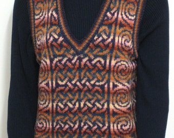 pdf pattern for the Pierowall V Neck Vest by Elizabeth Lovick - instant download