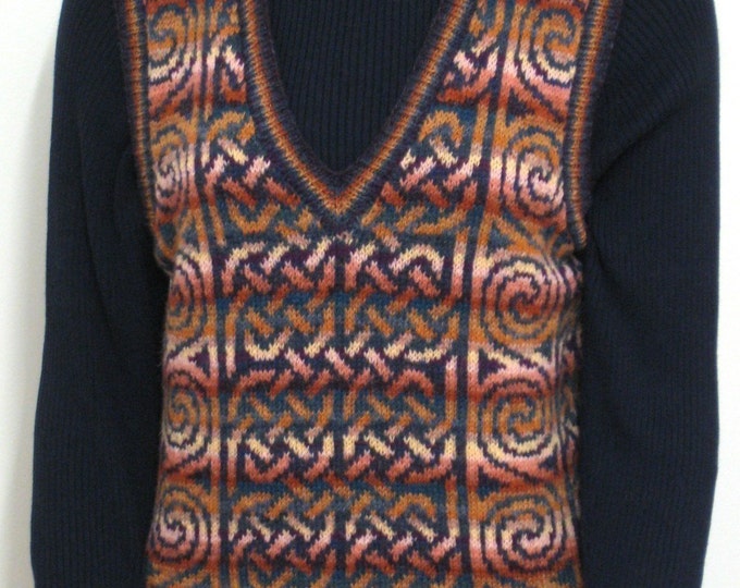 pdf pattern for the Pierowall V Neck Vest by Elizabeth Lovick - instant download