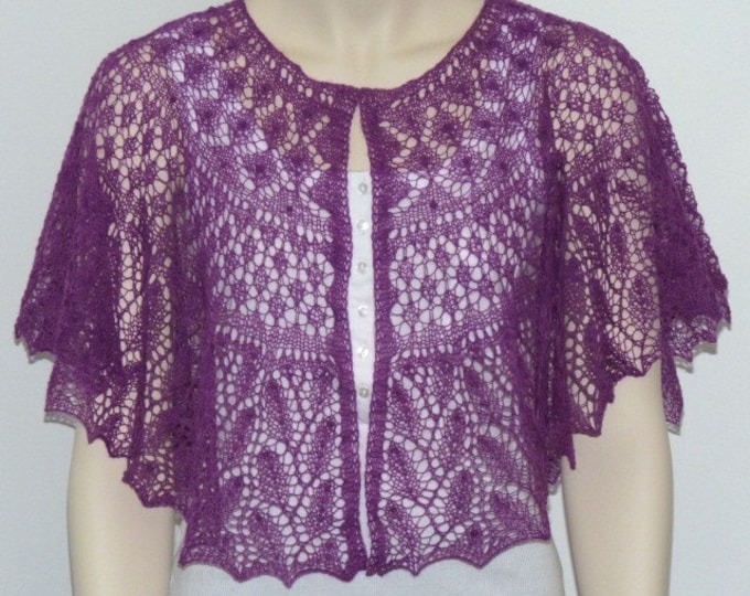 pdf pattern for the Estonian Leaves Shawl by Elizabeth Lovick - instant download