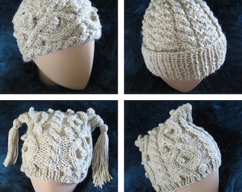 pdf pattern for Three North Ronaldsay Hats by Elizabeth Lovick - instant download