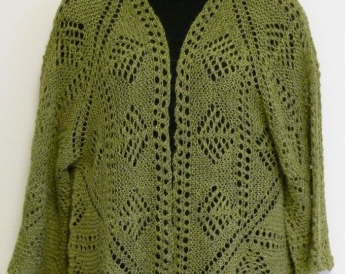 pdf Pattern for the Origami Shrug by Elizabeth Lovick in Artesano 4 ply alpaca - instant download