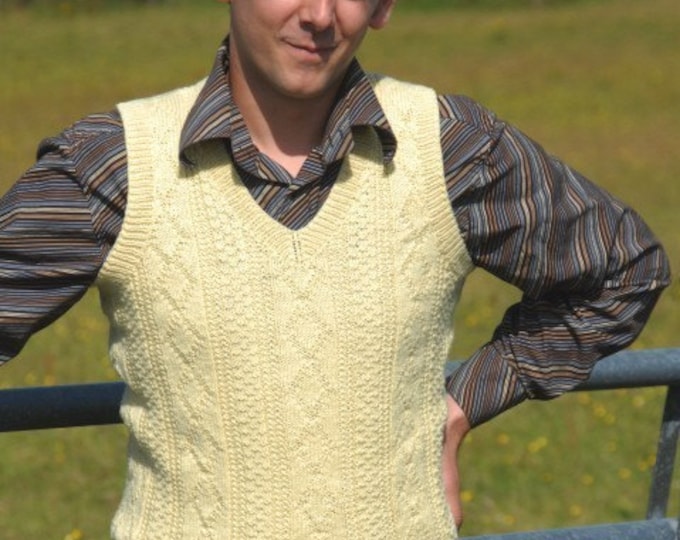 pdf pattern for the Burnside V Neck Slipover by Elizabeth Lovick - instant download